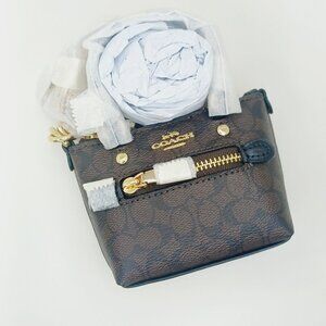 Brand New Coach Mini Charm Bag